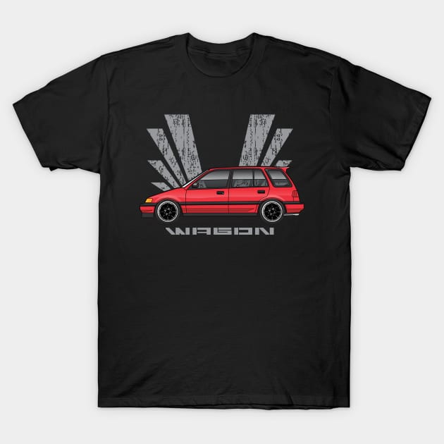 red wagon T-Shirt by JRCustoms44